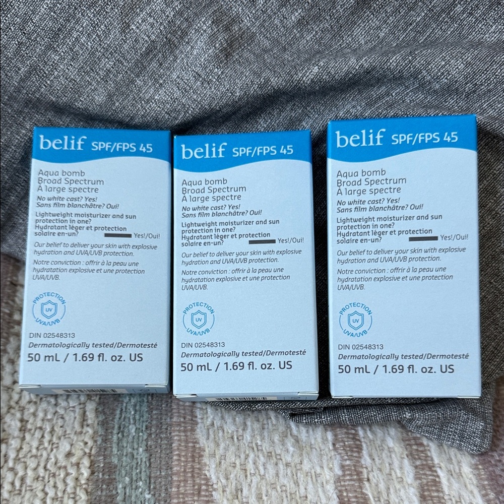 3x belif Aqua Bomb SPF 45 Moisturizer